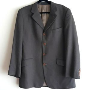 Yves Saint Laurent Wool Corduroy Texture Blazer